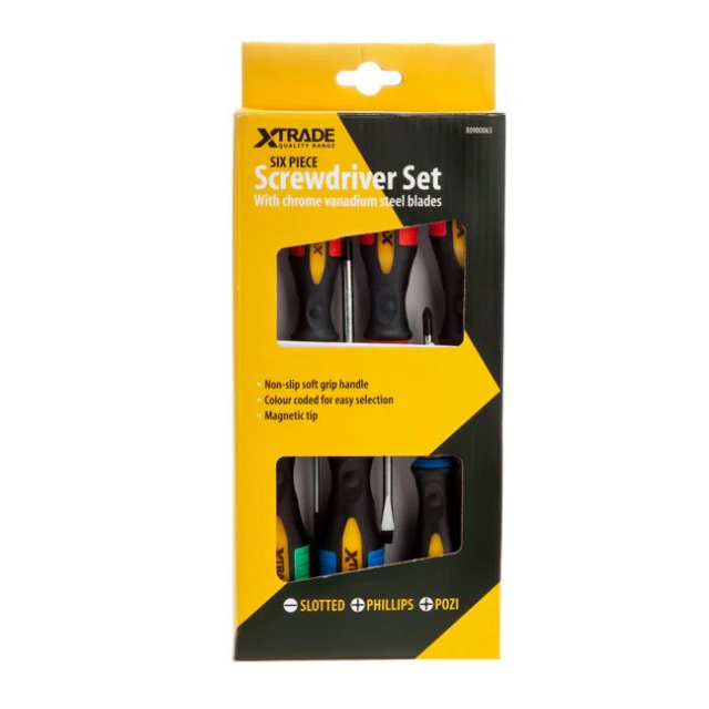 XTrade 6 Piece Screwdriver Set