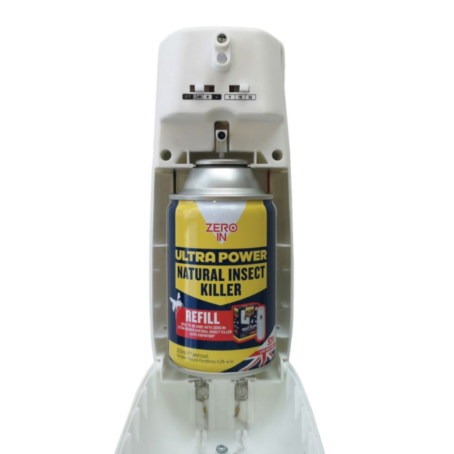 Zero In Ultra Power Natural Flying Insect Killer Auto Dispenser + Refill