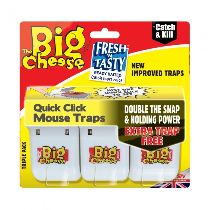 Ralph Yates & Sons  The Big Cheese Quick Click Mouse Trap 3 pack