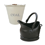 coal buckets.