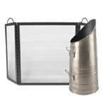 coal skuttle and fire guard.